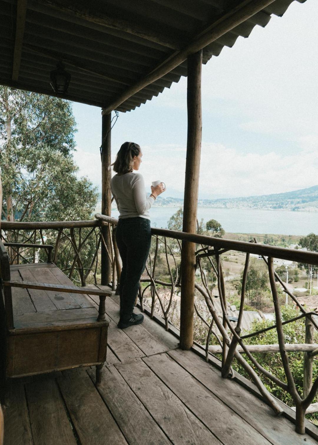 Cabanas Y Glampings Balcon Del Lago Otavalo Exterior photo